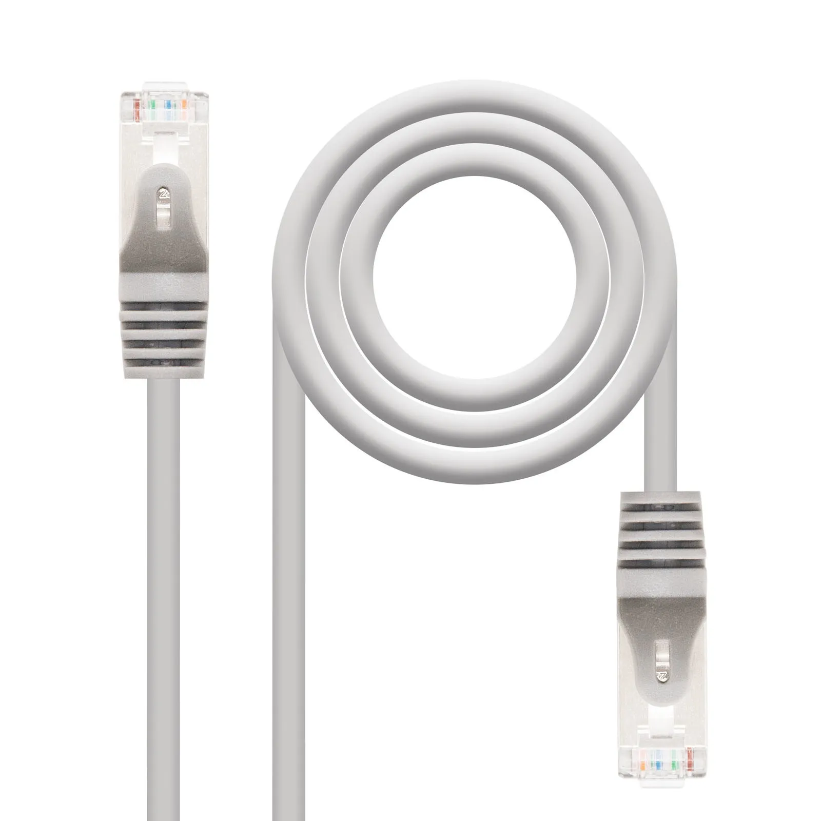 Nanocable 10m Cat6e cavo di rete Grigio F/UTP (FTP) - immagine 1