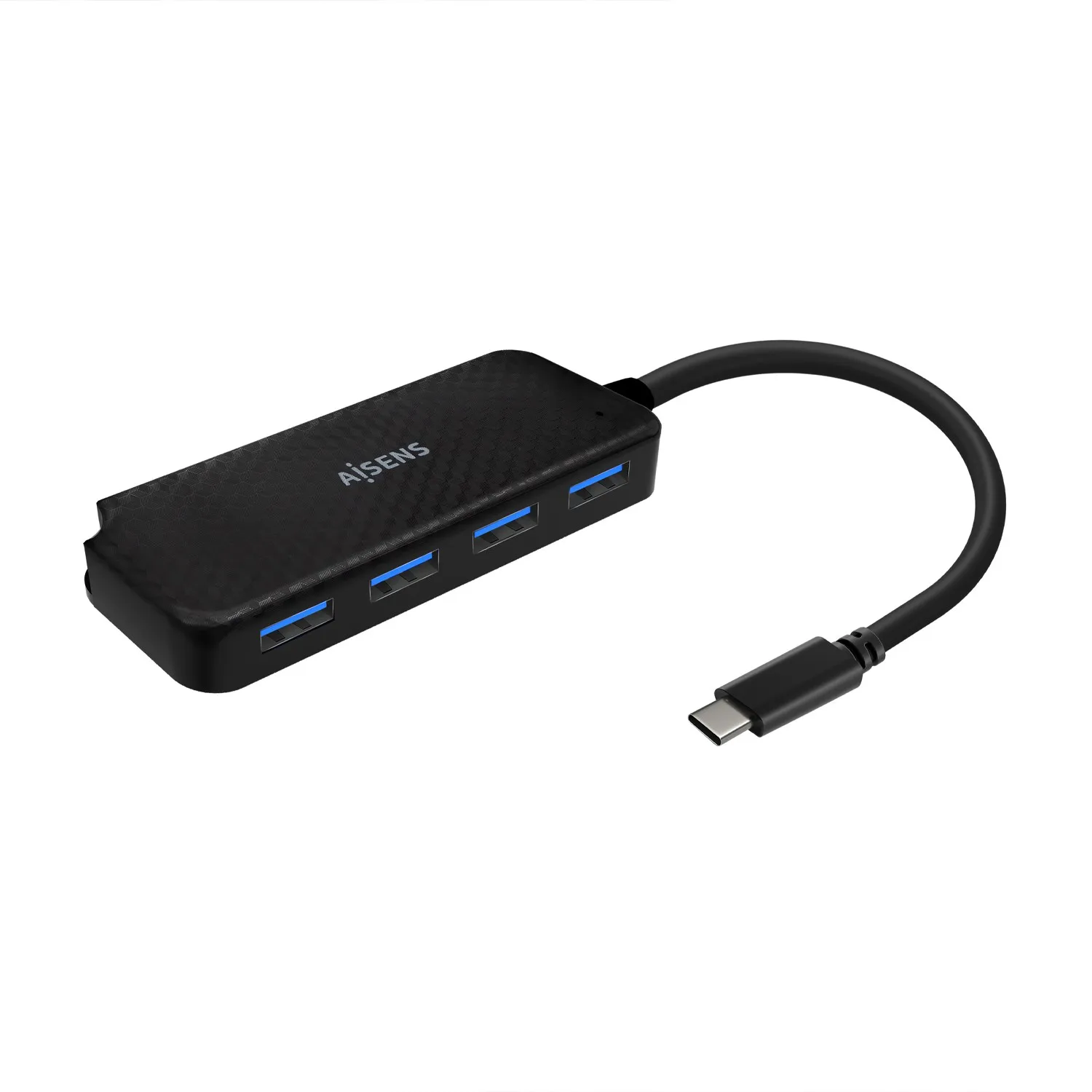 AISENS A109-0715 hub di interfaccia USB 3.2 Gen 1 (3.1 Gen 1) Type-C 5000 Mbit/s Nero - immagine 1
