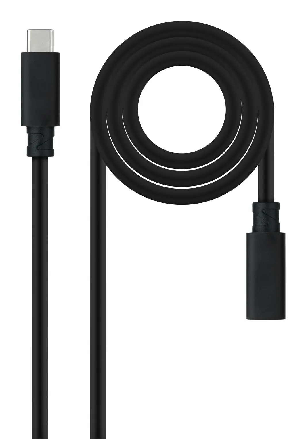 Nanocable 10.01.4502 cavo USB USB 3.2 Gen 2x2 2 m USB C Nero - immagine 1