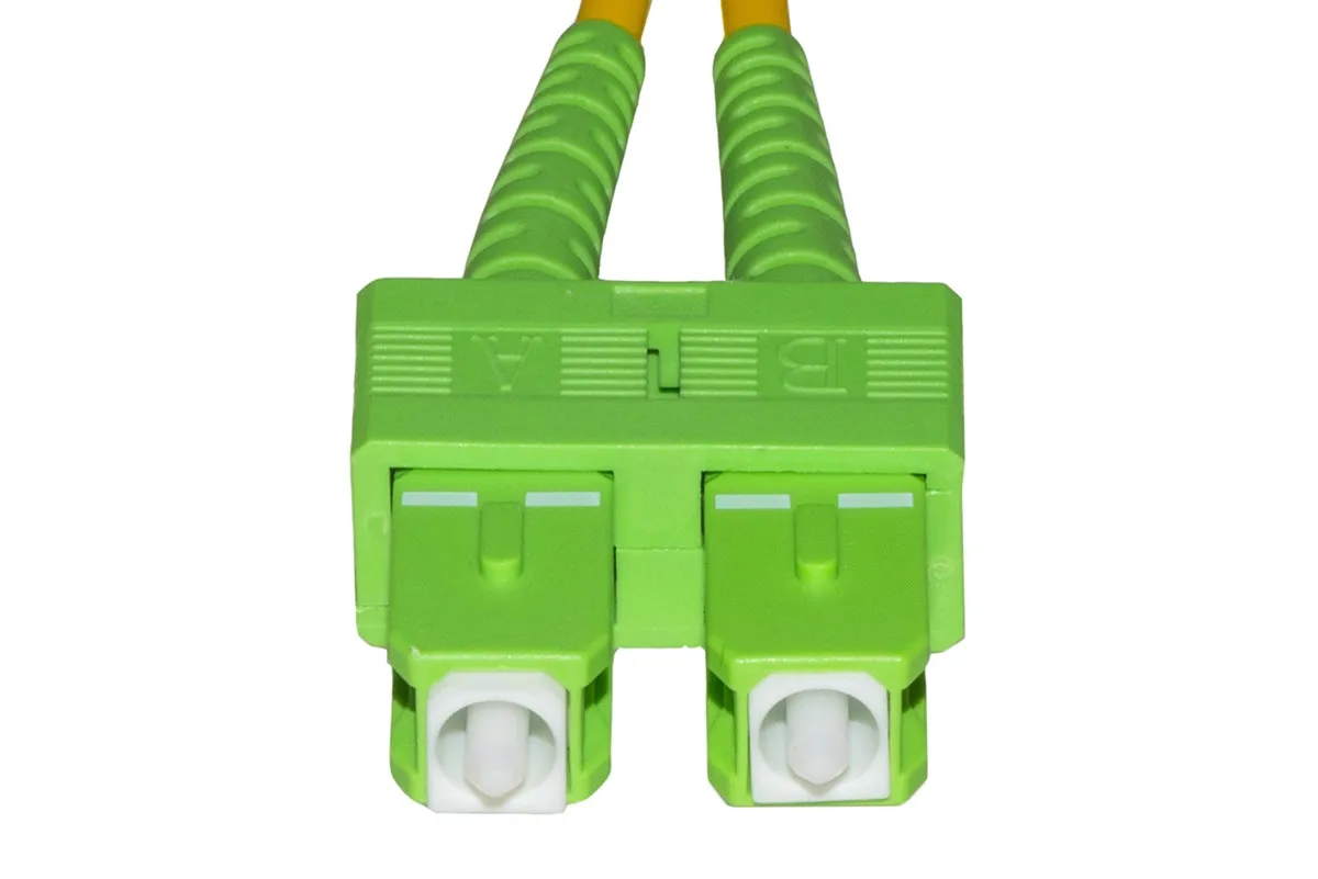 Cavo Fibra Ottica Apc Lc A Apc Sc Singlemode Duplex Mt.3 - immagine 1