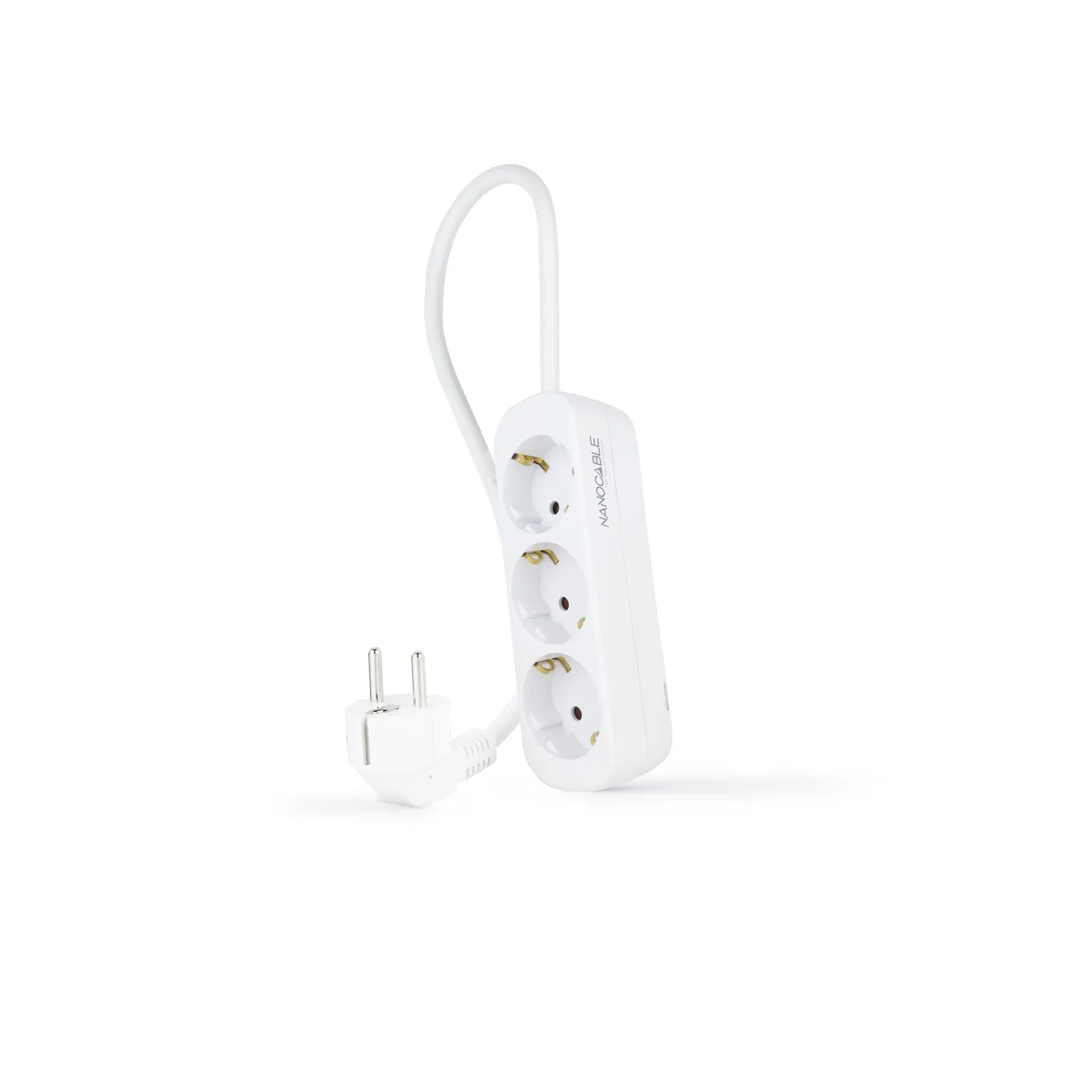 Nanocable 10.38.0003-NS prolunghe e multiple 14 m 3 presa(e) AC Interno Bianco - immagine 1