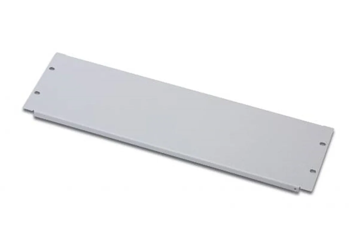 Pannello Cieco Per Armadi Rack 19 3U Colore Grigio - immagine 1