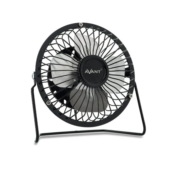 Ventilatore da tavolo USB Avant da 10 cm - Cavo da 1 m - Nero - immagine 1