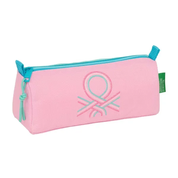 Safta Benetton Dolce Portatodo - Cerniera - 1.20L - 210x70x80mm - Colore rosa pastello - immagine 1