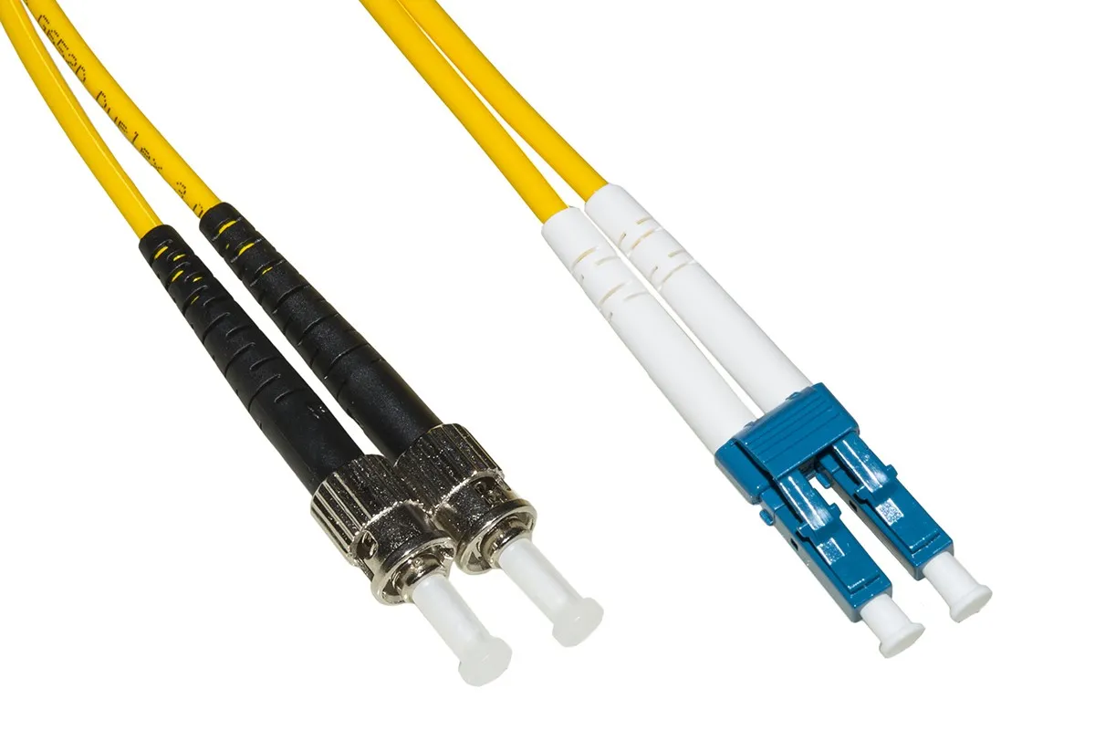 Cavo Fibra Ottica Lc A St Singlemode Duplex Upc Mt.2 - immagine 1