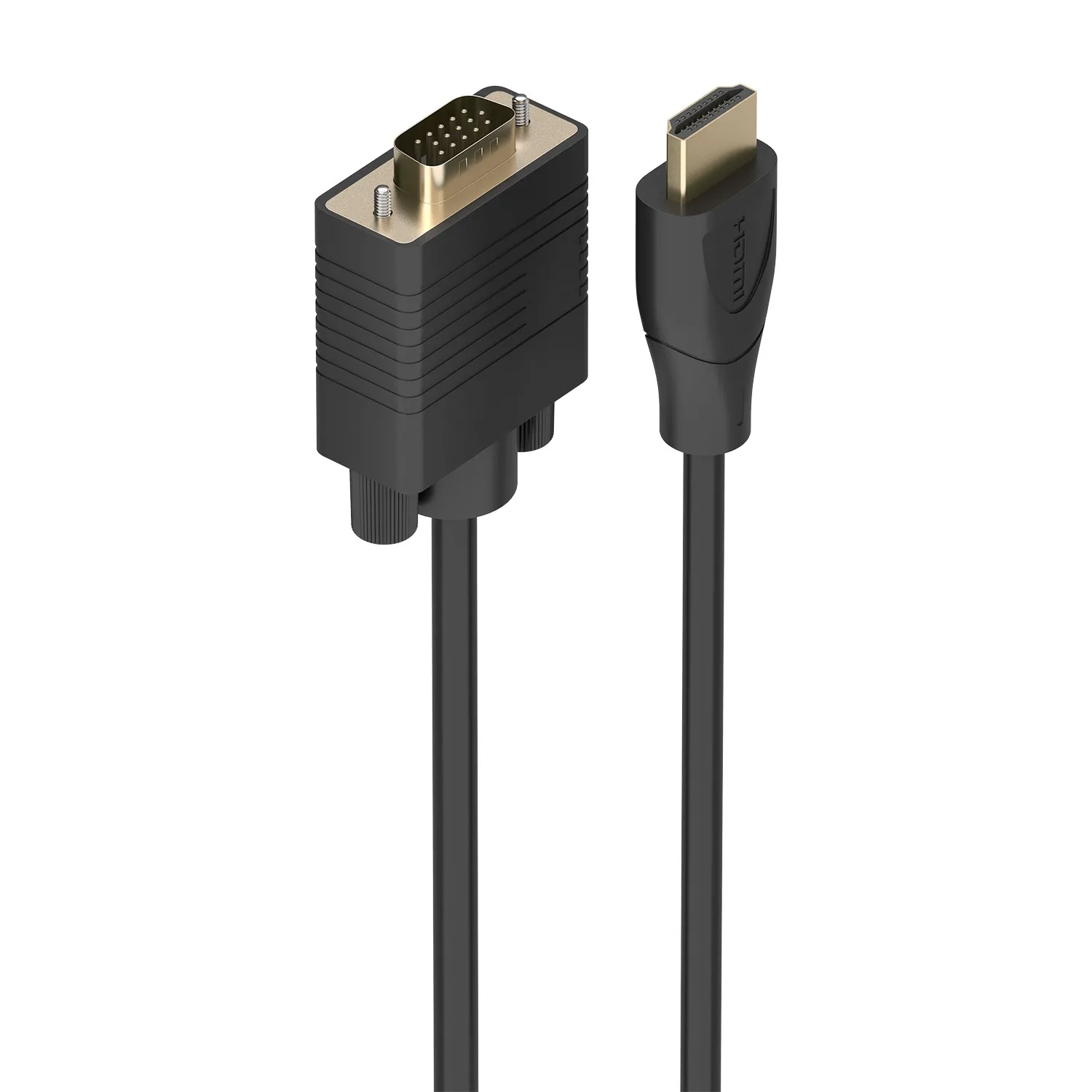 AISENS A122-1012 cavo e adattatore video 2 m HDMI tipo A (Standard) VGA (D-Sub) Nero - immagine 1
