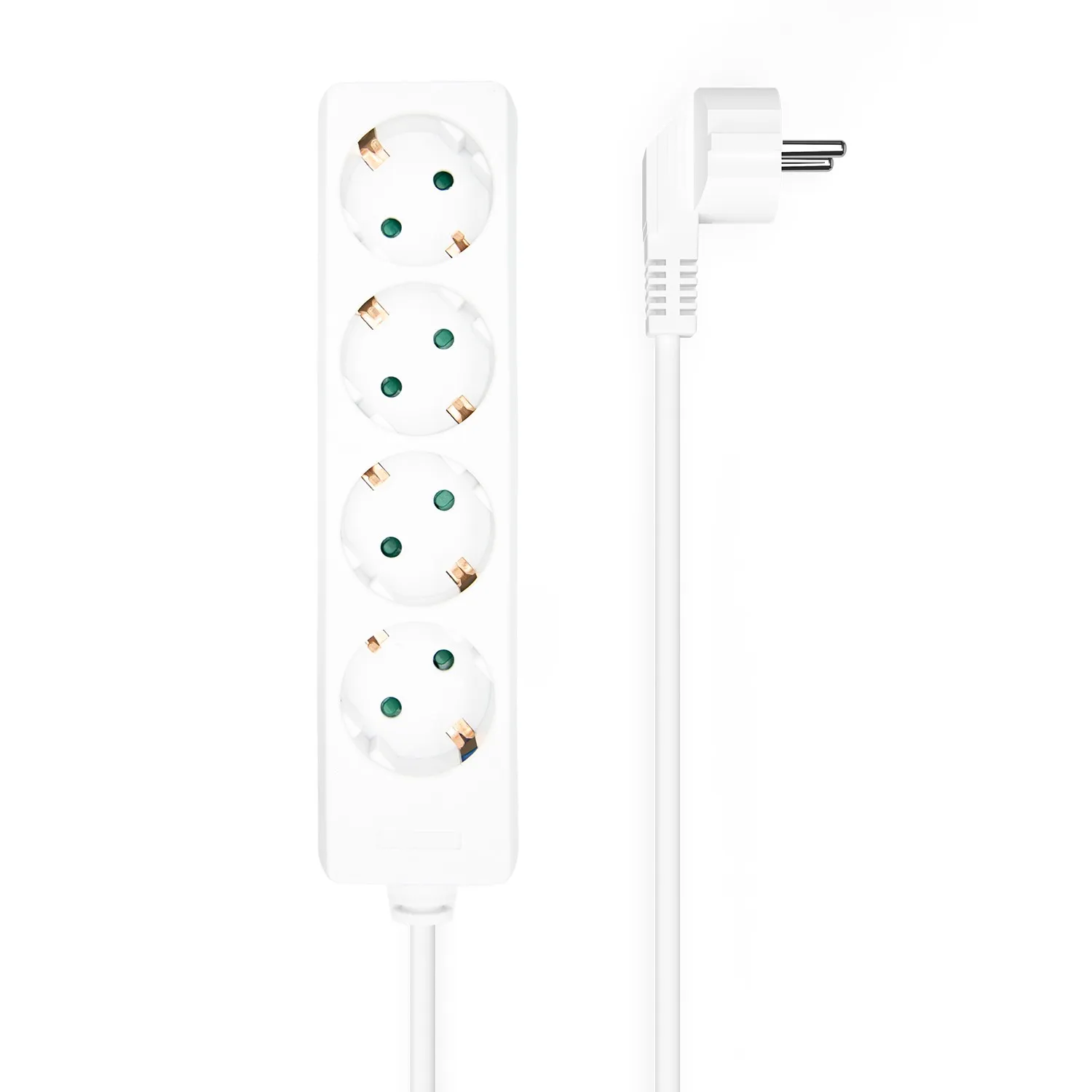 AISENS A154-0533 prolunghe e multiple 14 m 4 presa(e) AC Interno Bianco - immagine 1