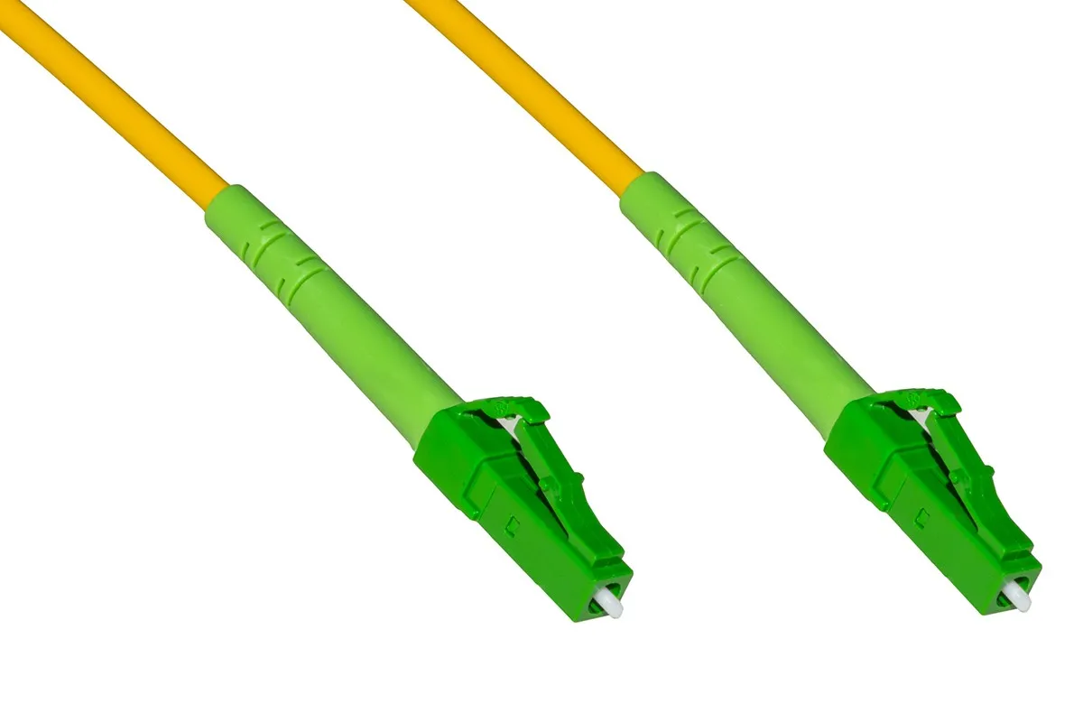 Cavo Fibra Ottica 3Mt Lc-Apc/Lc-Apc Monomodale Simplex 9/125 Lsoh - immagine 1