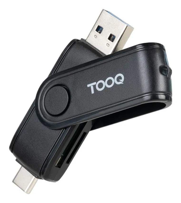 TooQ TQR-3003B lettore di schede Nero - immagine 1