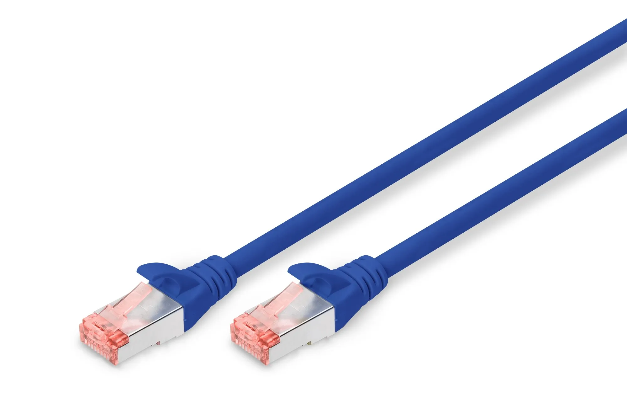 Cavo Rete S-Ftp Cat.6 Doppia Schermatura Ls0H Colore Blu Mt. 5 - immagine 1