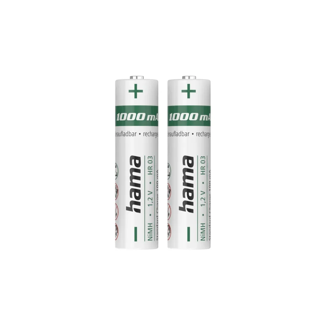 Hama 00223524 batteria per uso domestico Batteria ricaricabile Mini Stilo AAA Nichel-Metallo Idruro (NiMH) - immagine 1