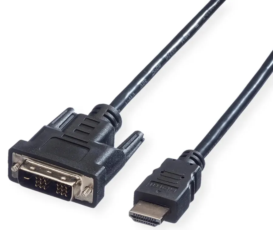 Cavo Dvi-Hdmi 2Mt M/M 1920X1080 / 1920X1200 @60Hz - immagine 1