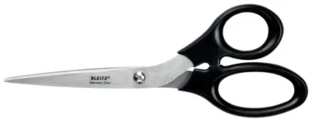 Forbici Leitz in acciaio inossidabile 20 cm - Impugnatura ergonomica - Nero - immagine 1
