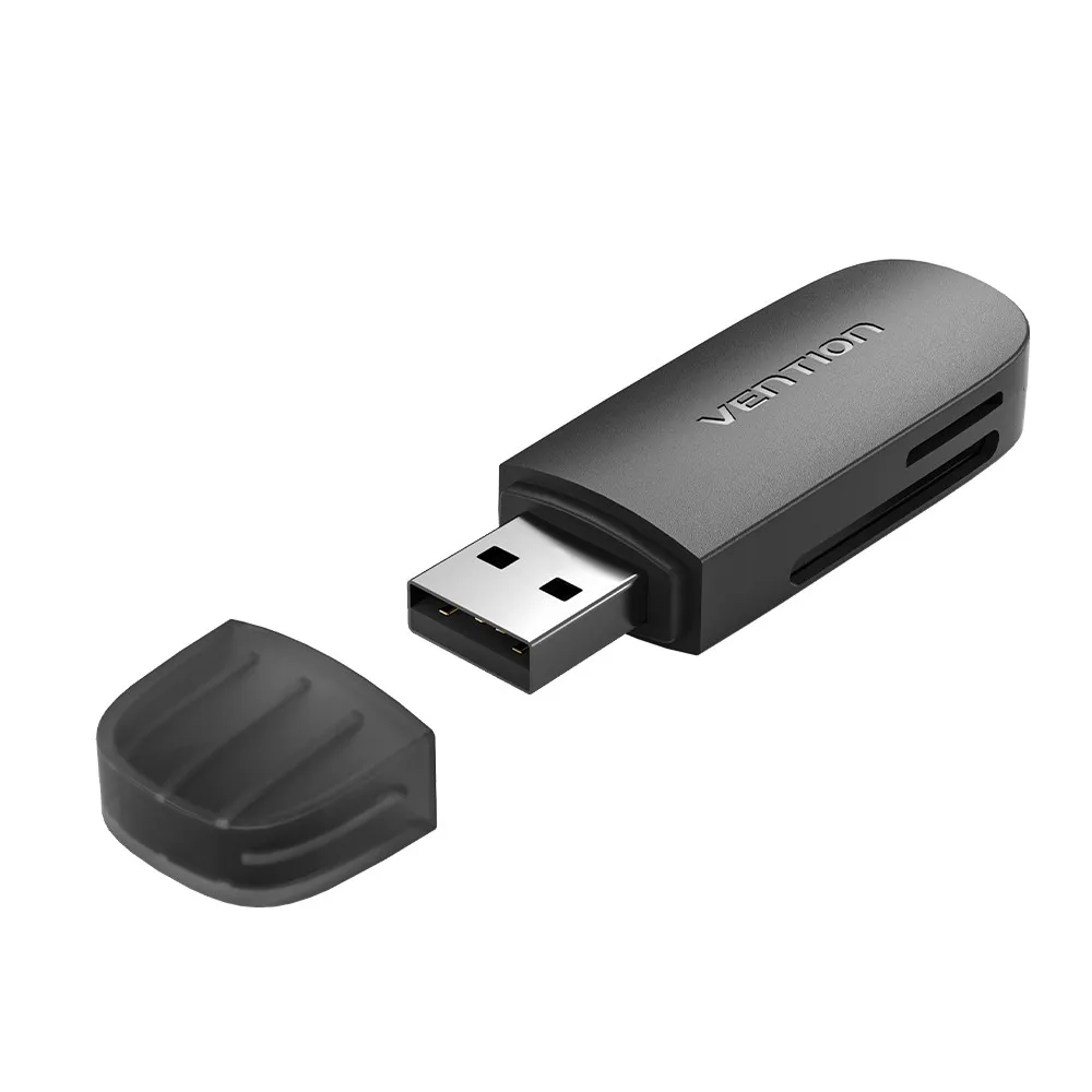 Vention CLFB0 lettore di schede USB 3.2 Gen 1 (3.1 Gen 1) Nero - immagine 1