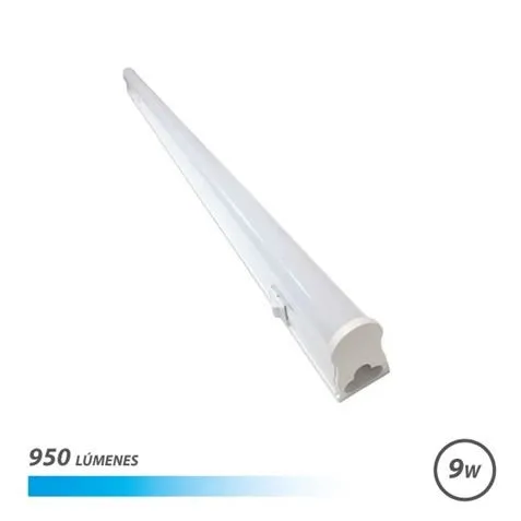Tubo LED Elbat T5 - 9W - 950lm - 60cm - Luce Fredda con Interruttore - immagine 1