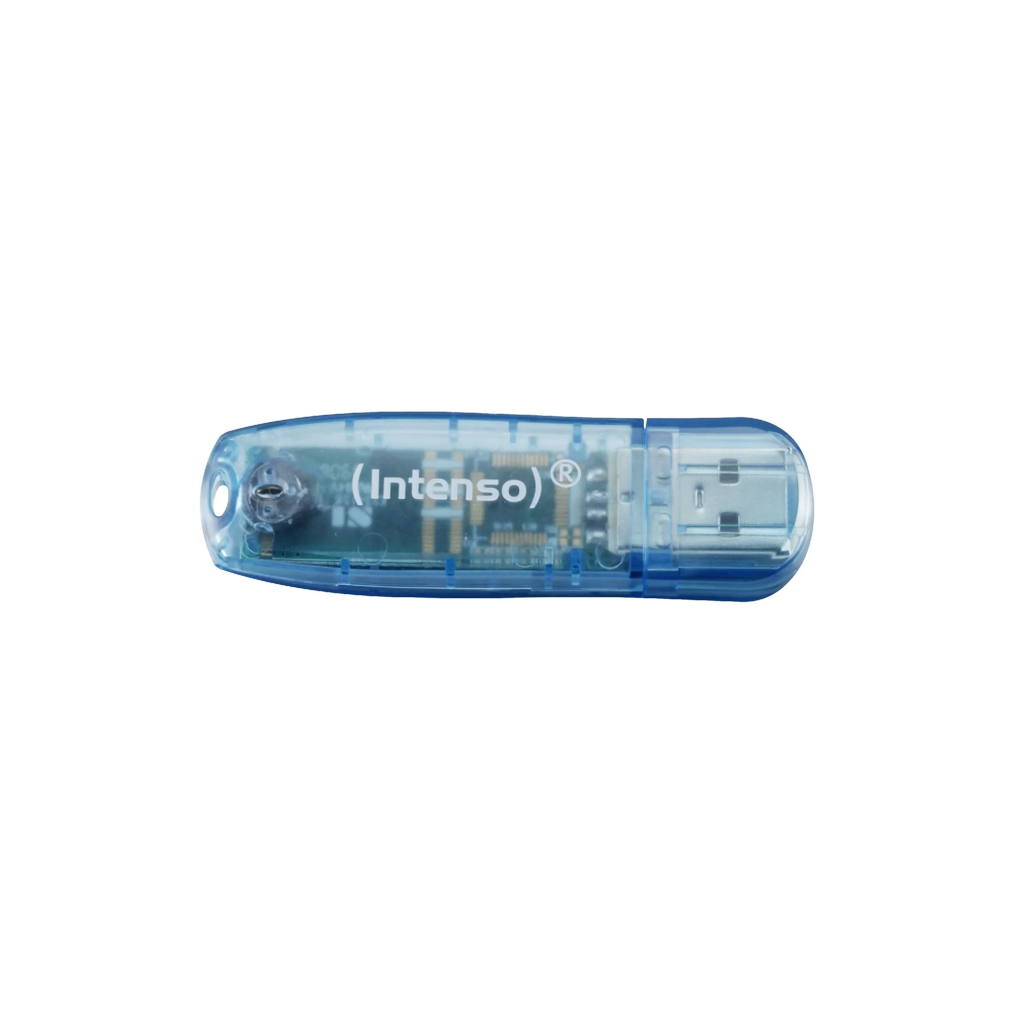 Intenso Pen Disk Rainbow Line 4Gb Blu Usb 2.0 - immagine 1