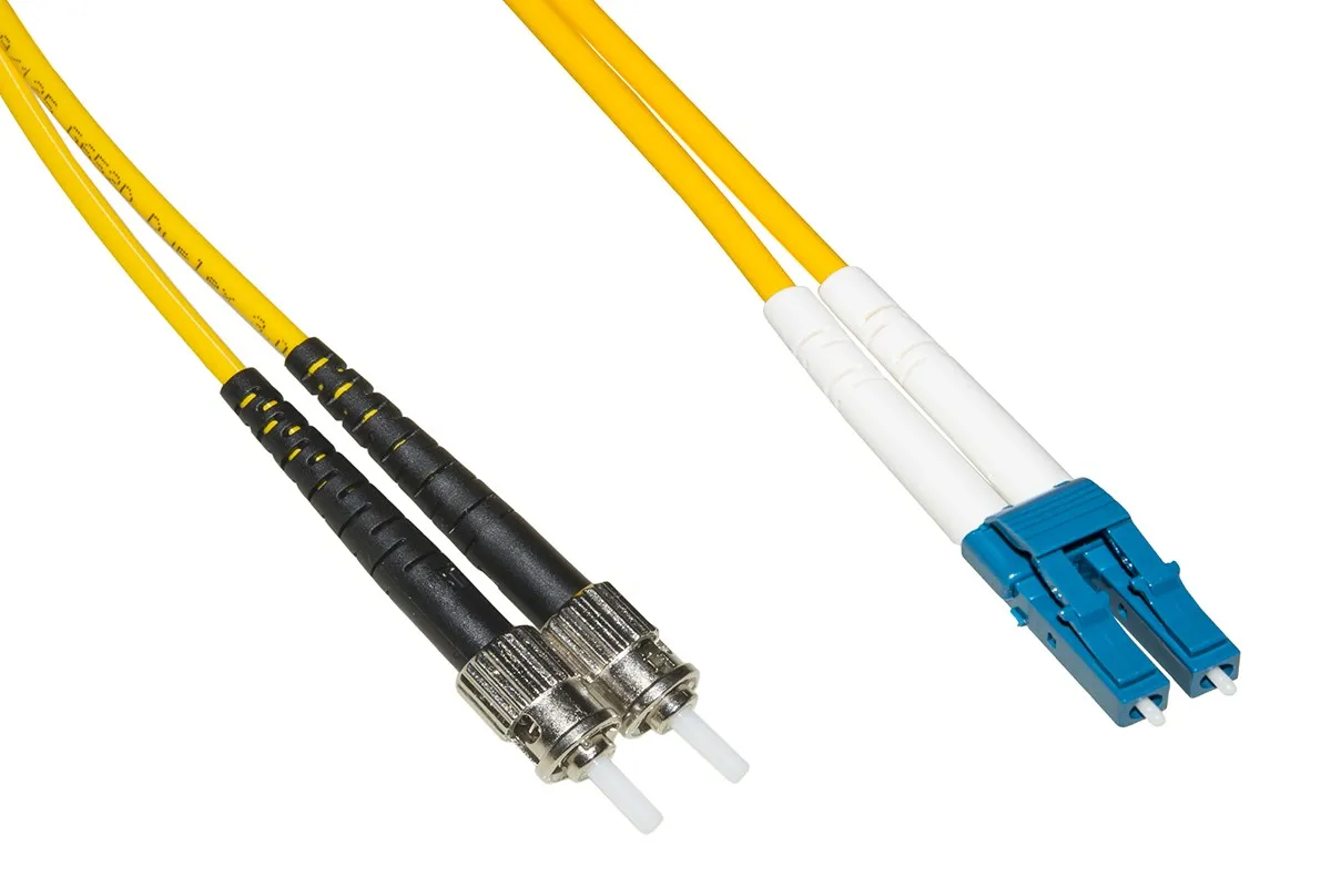 Cavo Fibra Ottica Lc A St Singlemode Duplex Upc Mt.1 - immagine 1