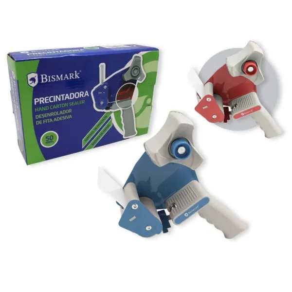 Sigillatrice Bismark New Line TD1201 - Lama in acciaio temprato - Impugnatura ergonomica - Colori casuali rosso e blu - immagine 1