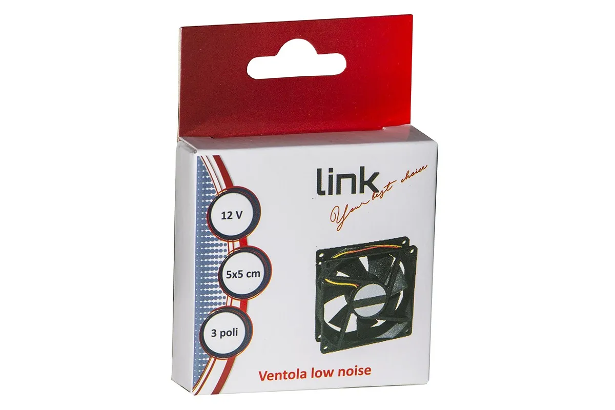 Ventola 50X50X10 12 Volt Connettore 3 Fili Con Viti Incluse - immagine 1