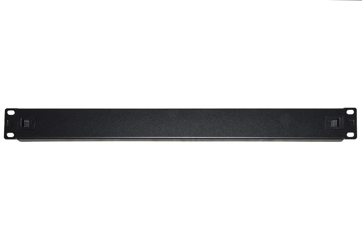 Pannello Cieco 1 Unita' Per Armadi Rack 19 Colore Nero Chiusura A Scatto - immagine 1