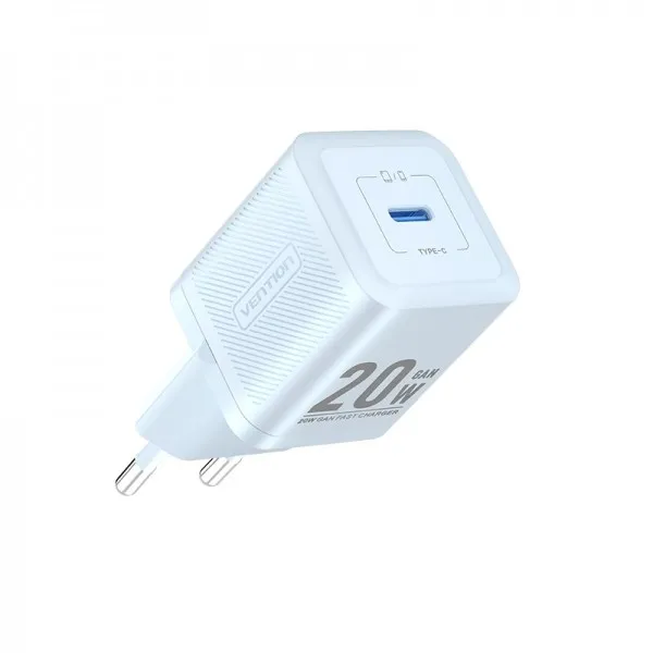 Caricatore da muro USB-C Vention GaN - Ricarica rapida UE - Colore blu - immagine 1