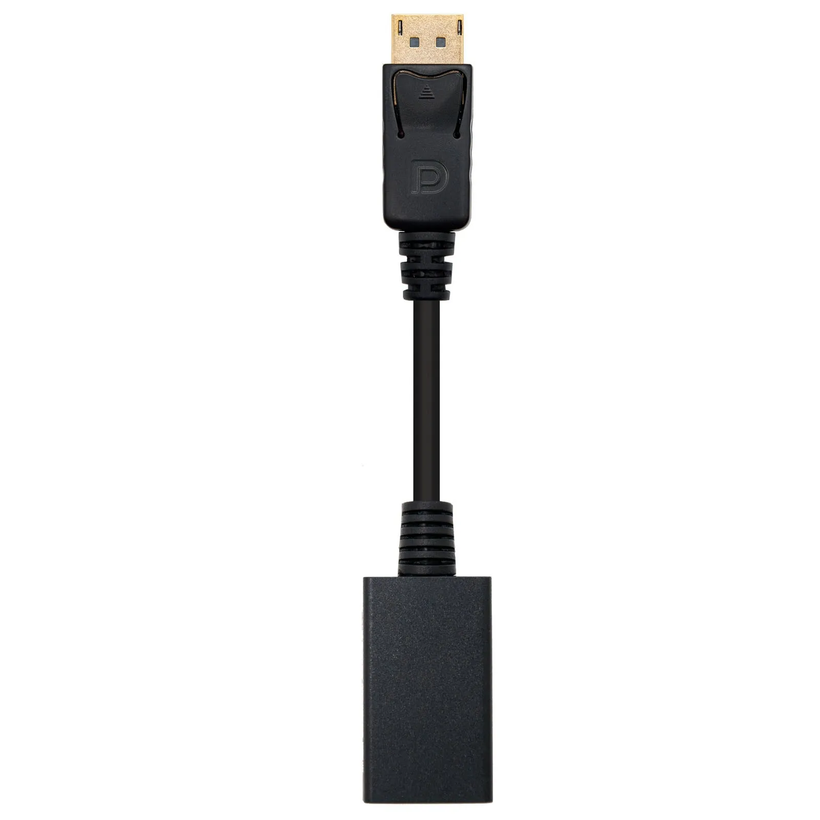 Convertitore da DisplayPort a HDMI Nanocavo - DP/M-HDMI A/F - 15 cm - Colore nero - immagine 1