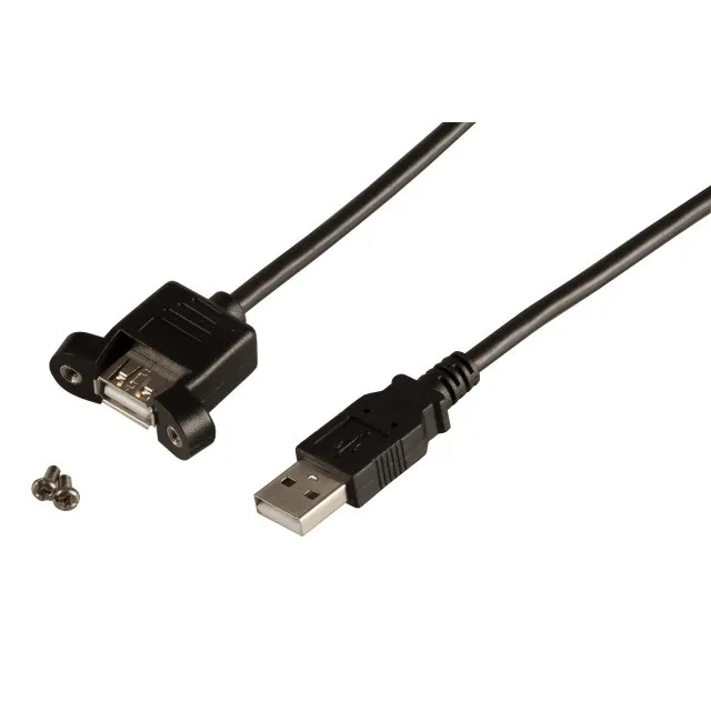 Cavo USB connettore A maschio/A femmina da pannello MT. 18 - immagine 1