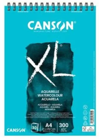 Canson XL Watercolour Blocco di carta da disegno 20 fogli - immagine 1