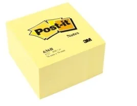 Post-It 636-B pouch autoadesiva Quadrato Giallo 450 fogli Autoadesivo - immagine 1
