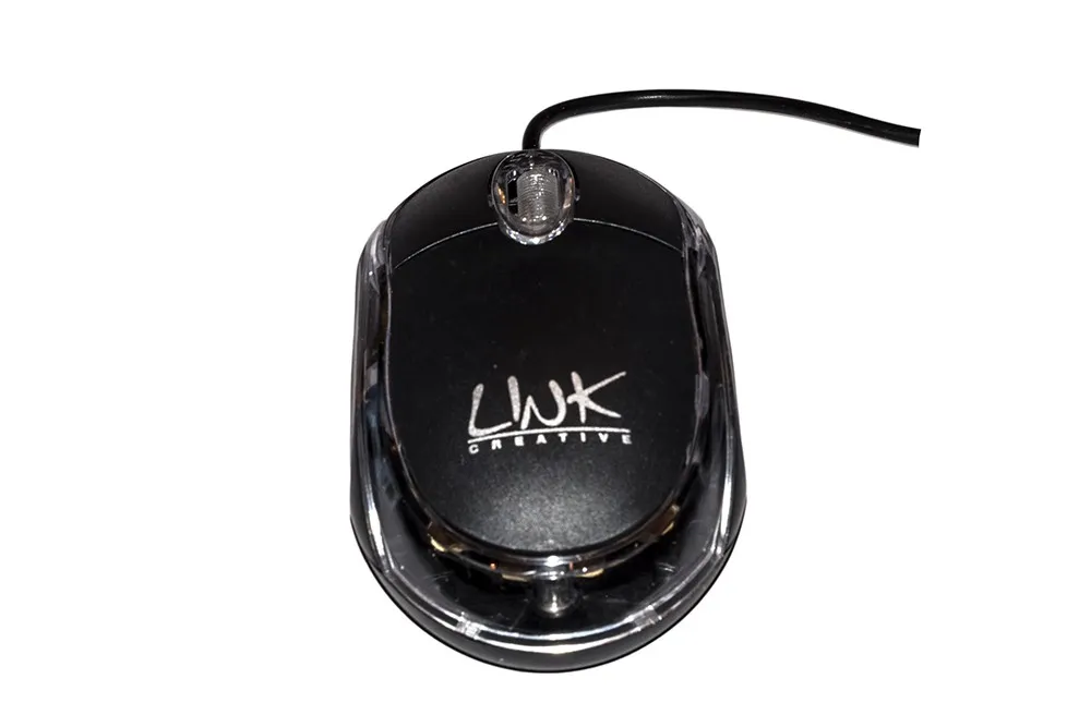 Link Mini Mouse Ottico Usb 3 Tasti Lunghezza Cavo 110 Mt - immagine 1