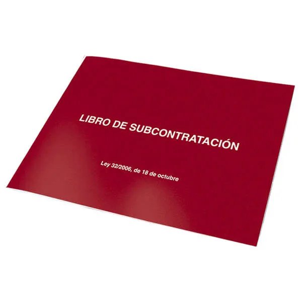 Libri Dohe Subappalto Din A4 orizzontale - 10 fogli numerati - Fogli autocopianti - immagine 1