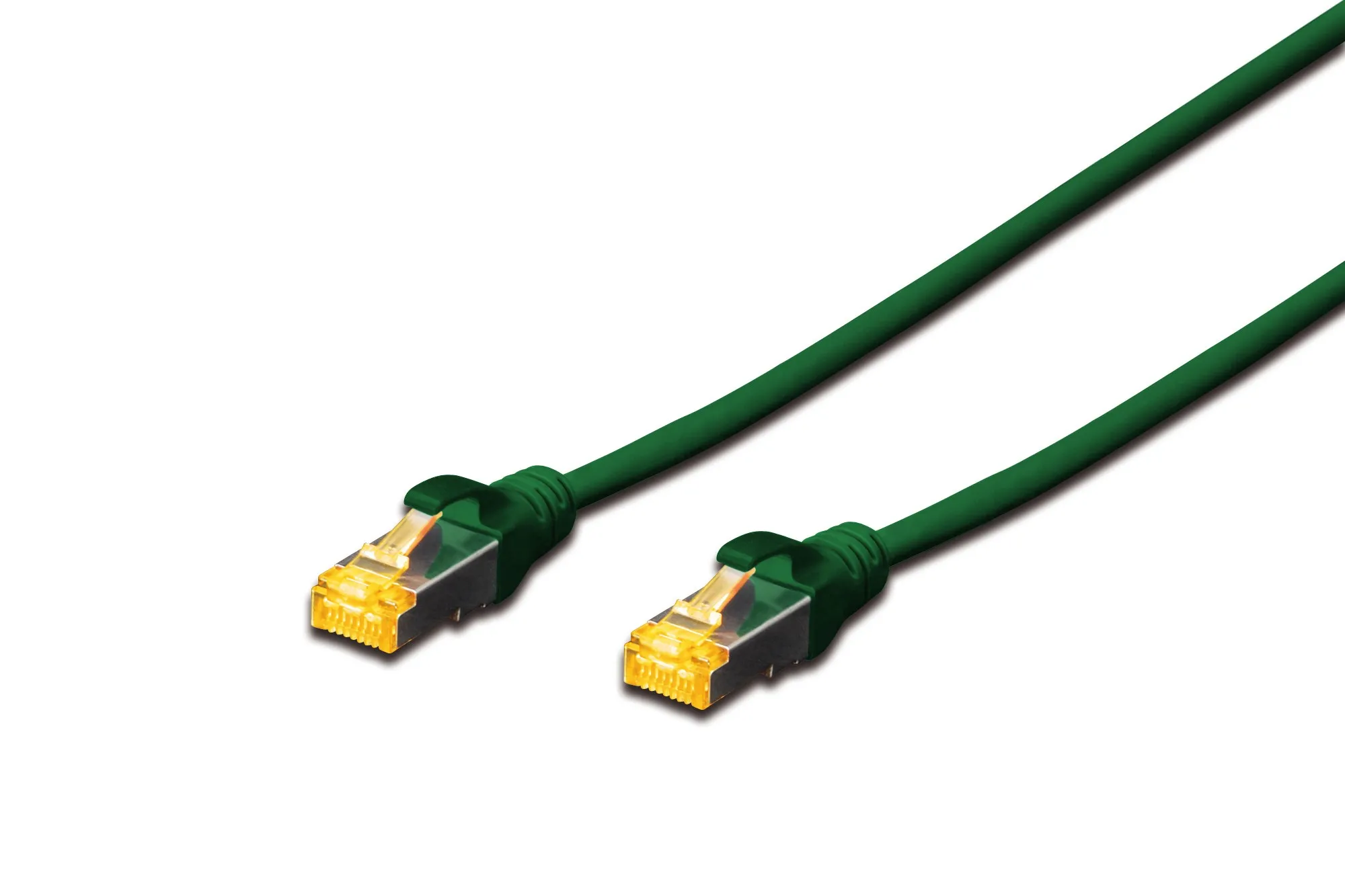 Cavo Rete S-Ftp Cat.6A Doppia Schermatura Lsoh Colore Verde Mt. 3 - immagine 1