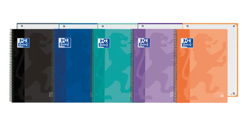 Oxford School Classic Europeanbook 1 - Copertina in plastica A4+ - 5x5 - 80 fogli - immagine 1
