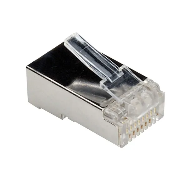 Roline Cat 6 Class E Modular Plug Stp For Stranded Wire 10 Pz - immagine 1