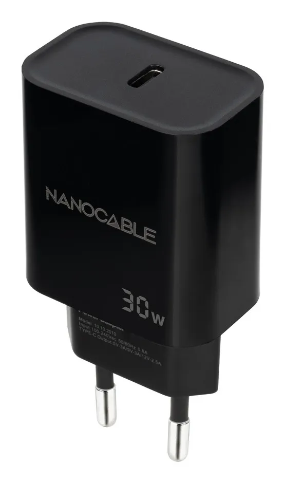 Nanocable 10.10.2010 Caricabatterie per dispositivi mobili Universale Nero AC Interno - immagine 1