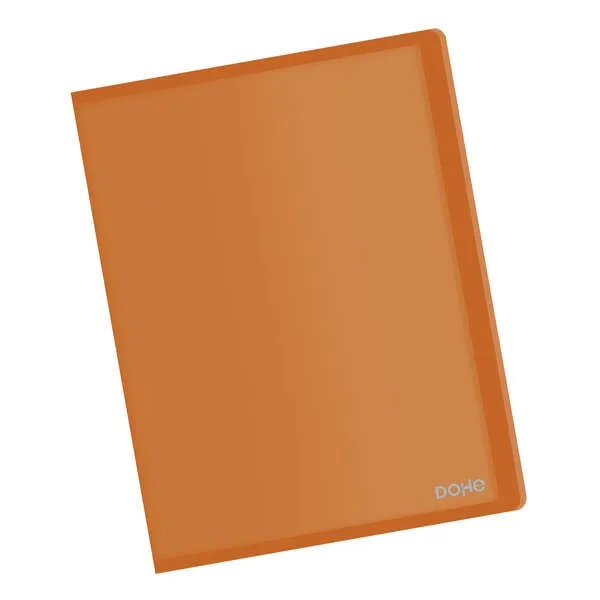 Cartelle Dohe formato A4 con bustine - Copertina flessibile in polipropilene - Bustine trasparenti saldate al dorso - immagine 1