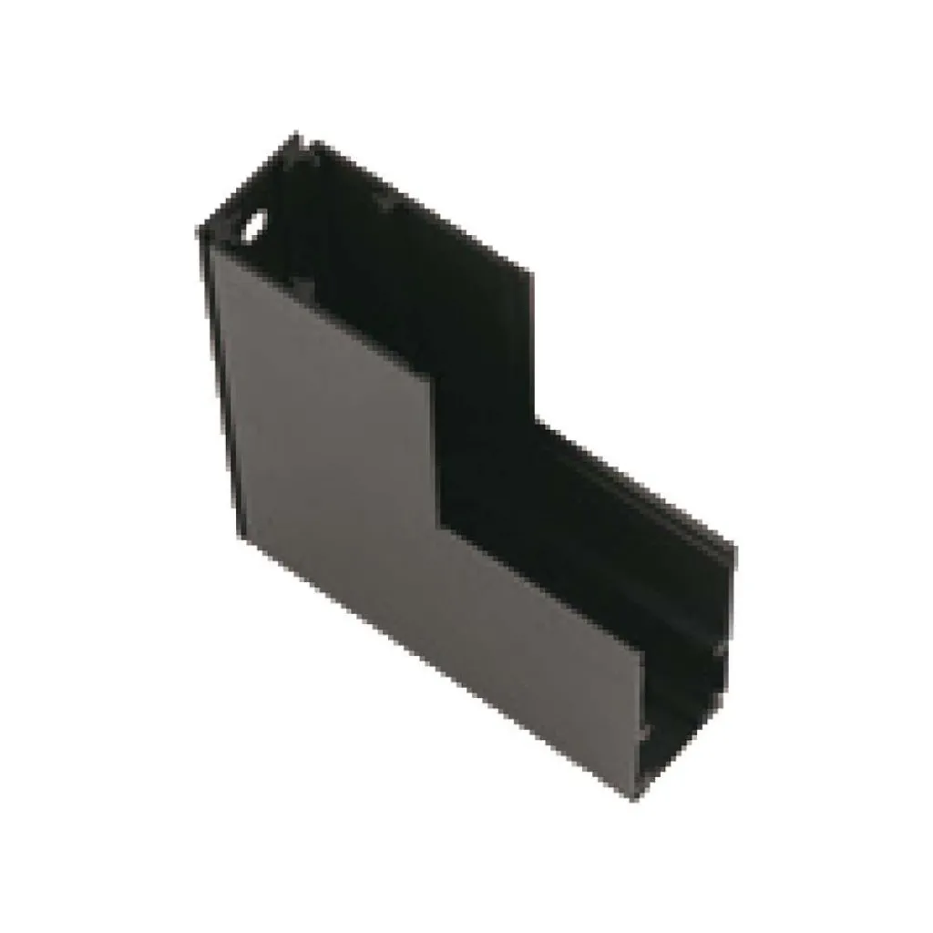 V-TAC Connettore Verticale a Forma di L per Binario Magnetico Colore Nero - immagine 1