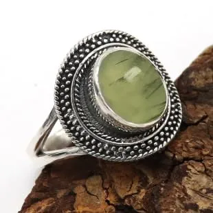 Prehnite Anello placcato argento donna Idea gioiello T1085CH17_63 (20.1) - immagine 2