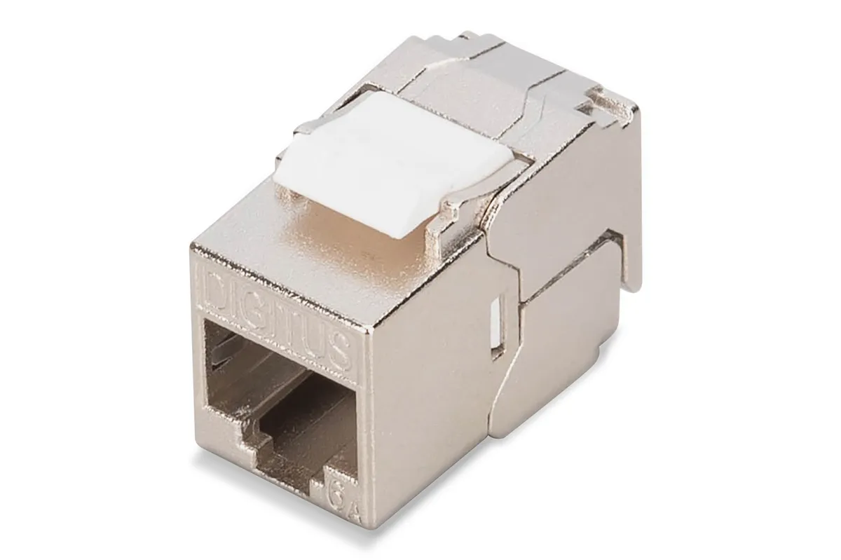 Digitus Modulo Keystone Corpo Compatto Cat 6A Schermato Connessione Di Montaggio Senza Attrezzi - immagine 1