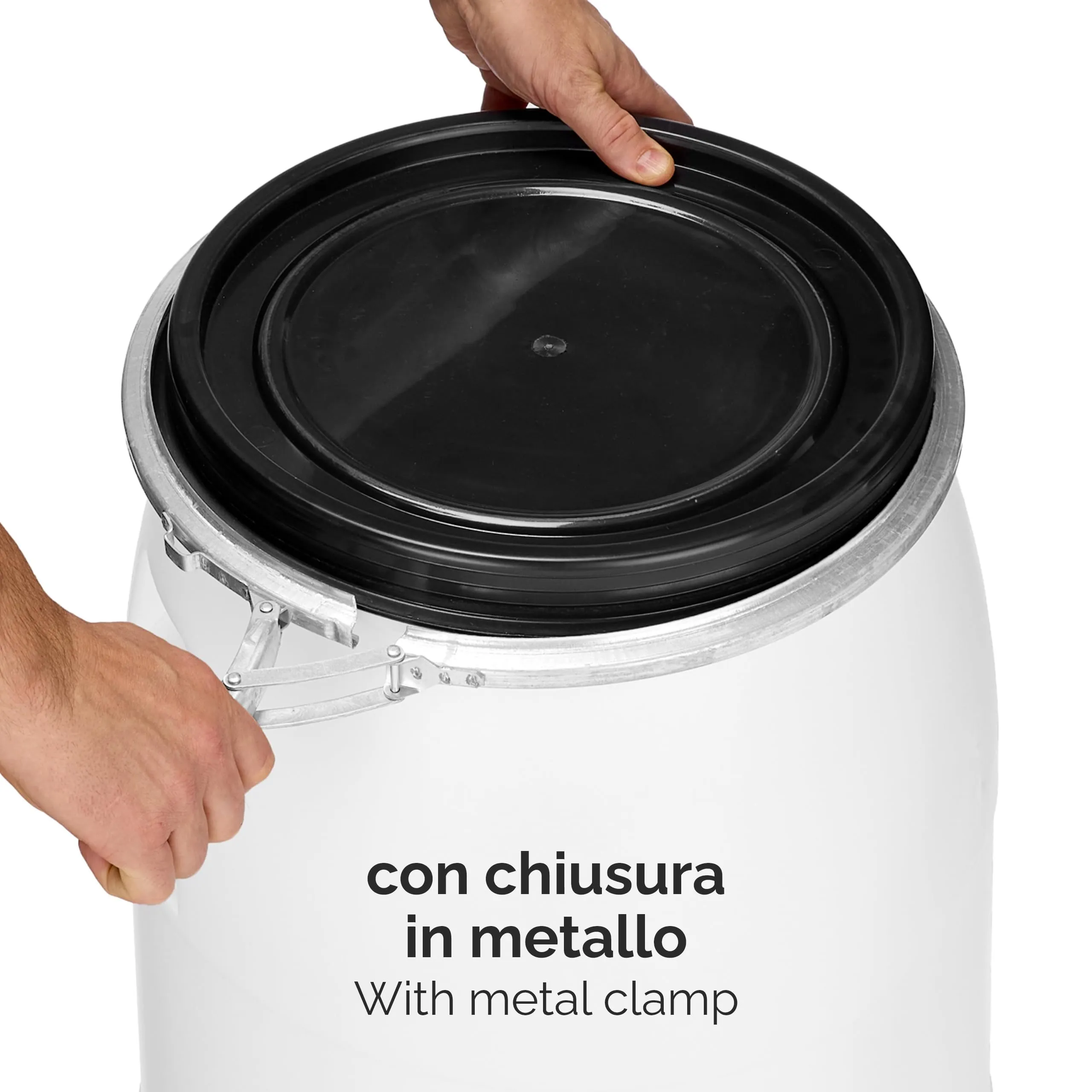 Garronda Serbatoio Acqua HDPE per Alimenti 85L Bianco GD-0078 - immagine 4