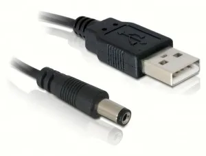 Cavo Alimentazione Usb Connettore Dc 5.5 X 2.1 Mm Mt 1 Delock - immagine 1