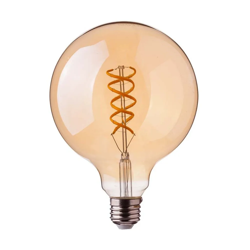 V-TAC Lampadina LED E27 5W G95 Filamento Ambrato 1800K - immagine 1