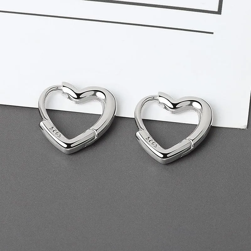 Orecchini Donna in Argento 925 a Cerchio Piccoli con Zircone Cubico - Ipoallergenici per Ragazze, 15mm, 1 Paia - immagine 4