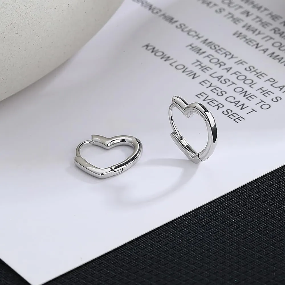 Orecchini Donna in Argento 925 a Cerchio Piccoli con Zircone Cubico - Ipoallergenici per Ragazze, 15mm, 1 Paia - immagine 5