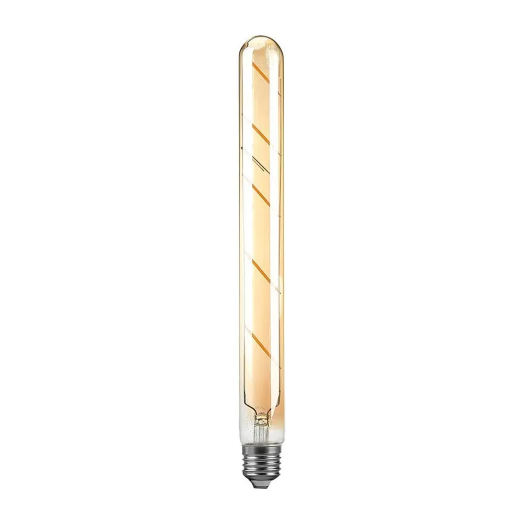 V-TAC Lampadina LED E27 5W T30 Filamento Ambrato 2200K - immagine 1