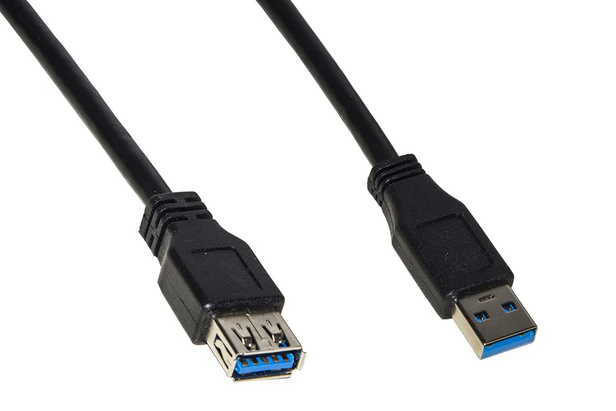 Cavo Prolunga Usb 3.0 Connettori A Maschio/Femmina In Rame Mt 18 - immagine 1