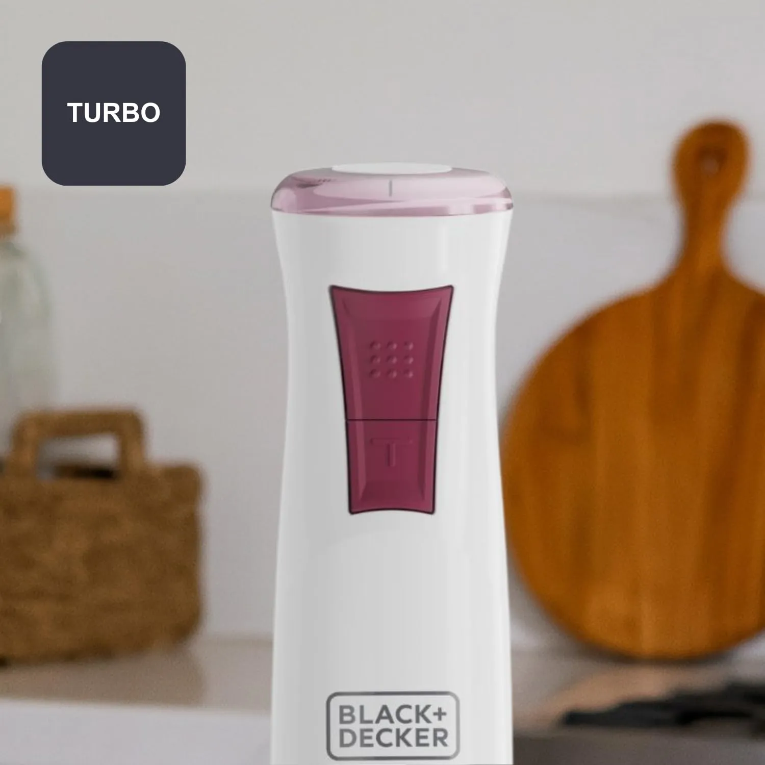 Black+Decker - Frullatore a Immersione BXHBA601E | 600W | 20 Velocità | Funzione Turbo | Lame in Acciaio Inox | Design Anti-Schizzi | Accessori Smontabili e Lavabili in Lavastoviglie | Senza BPA - immagine 4