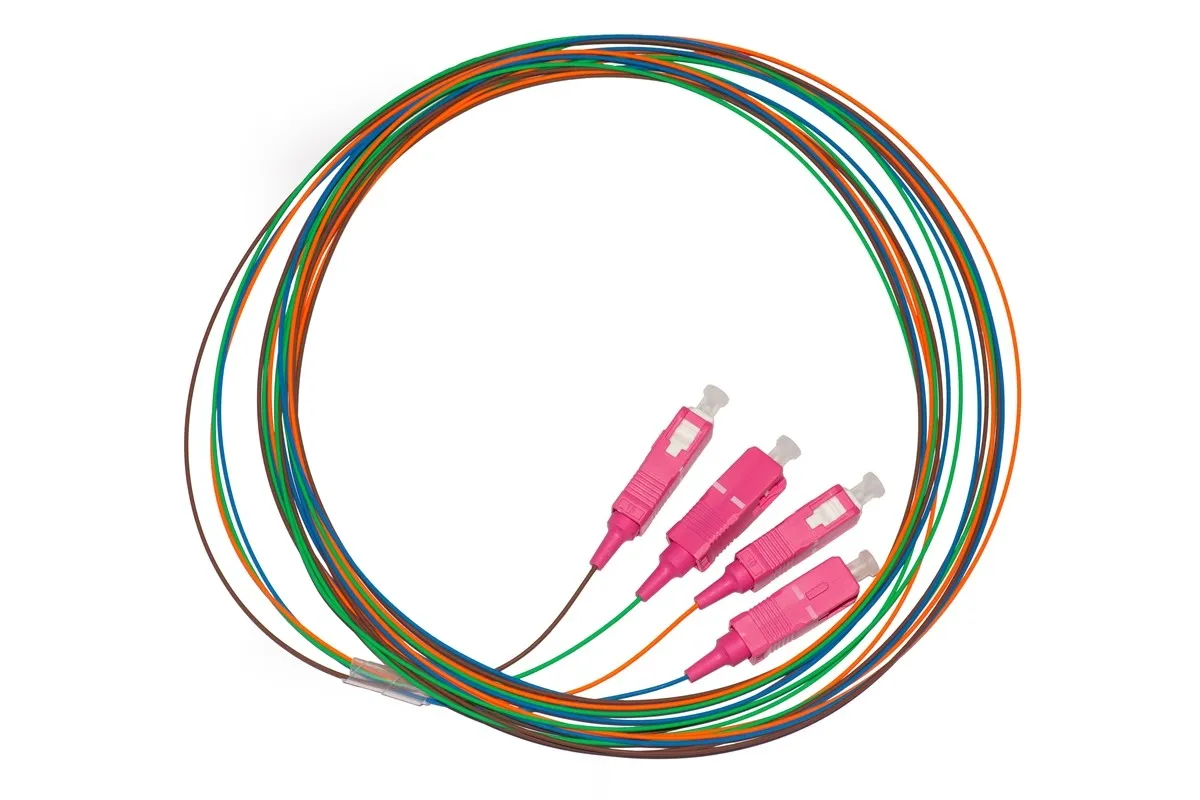 Confezione 4 Pigtail Mt 2 Connettore Sc Simplex Multimode Om3 - immagine 1