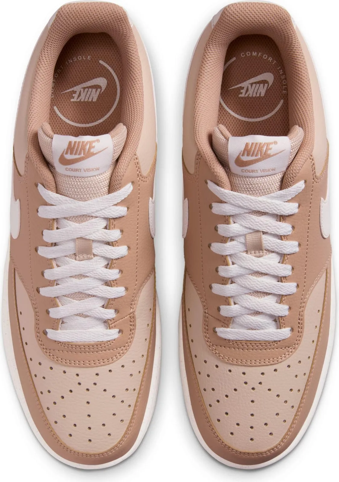NIKE IB4495-126 Court Vision Lo Uomo, SANDDRIFT/Sail-Hemp EU 46 - immagine 5
