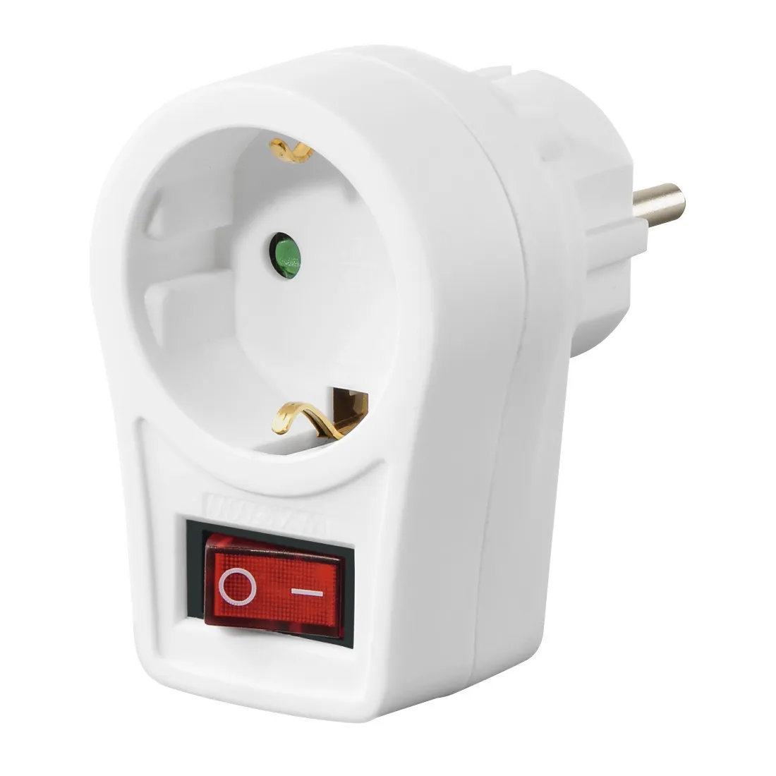 Hama 00223212 adattatore per presa di corrente Tipo F Bianco - immagine 1